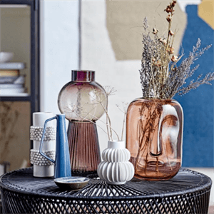 Bloomingville Amida Brown Glass Vase